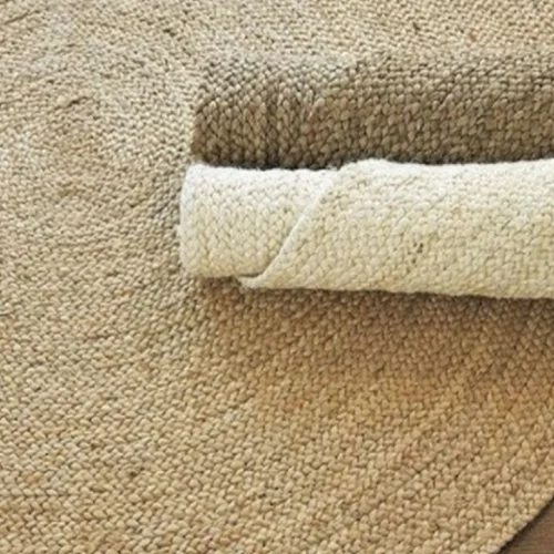 Woven Natural Jute Rug  